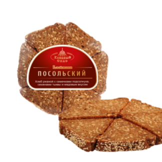 Хлеб ржаной с семечками Посольский «Лакманн», 400 г