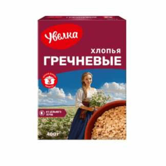 Гречневые хлопья «Увелка», 400 г