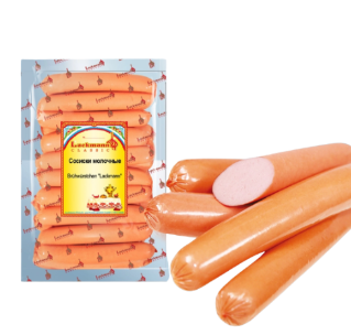 Salchichas Molochnye "Lackmann", por peso, 16€/kg