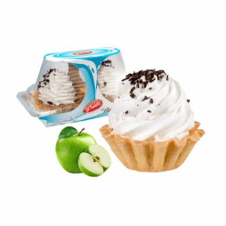 Pastel Korzinochka con merengue, relleno de puré de manzana verde "LatSweets", 140 g