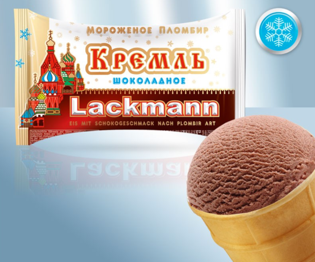 Пломбир шоколадный Кремль «Lackmann», 80 г — Магазин «Калинка»