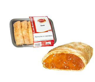 Блины с яблоком “Lackmann”, 1,80€/100g.