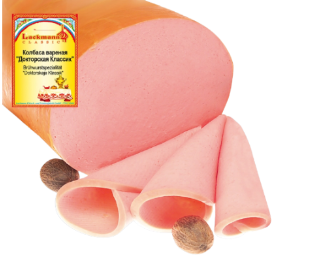 Mortadela Doktorskaya Classic "Lackmann",  18€/kg