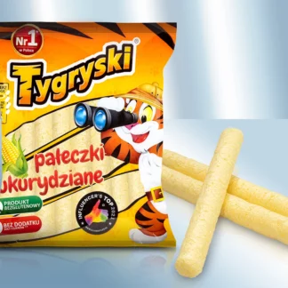 Gusanitos de mais con mijo «Tygryski», 60 g