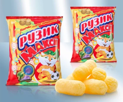 Gusanitos de maiz dulces «Ryzik», 150 g
