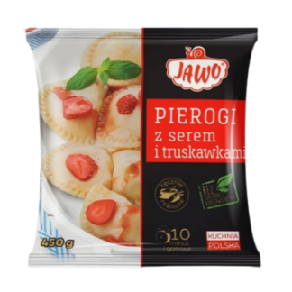 Вареники с клубникой и творогом Pierogi «Jawo», 450 г