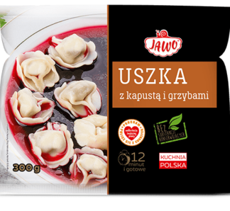 Вареники польские с капустой и грибами Uszka «Jawo», 300 г