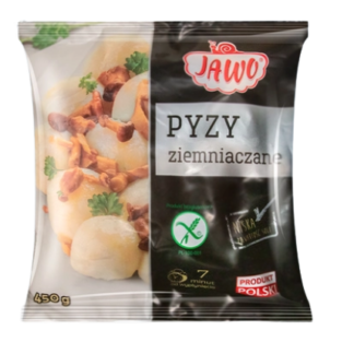 Вареники польские из картофеля и рисовой муки Pyzy «Jawo», 450 г