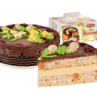 Торт слоеный "Киевский" с 10,9% фундука, Franzeluta 500 g