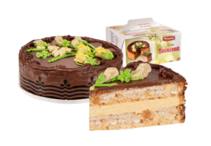 Торт слоеный "Киевский" с 10,9% фундука, Franzeluta 500 g