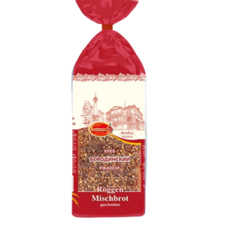 Pan negro de centeno Borodinskiy cortado "Lackmann", 600 g