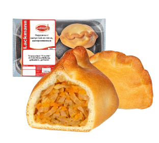 Empanadas Pirogi con repollo "Lackmann", por peso, 16€/kg