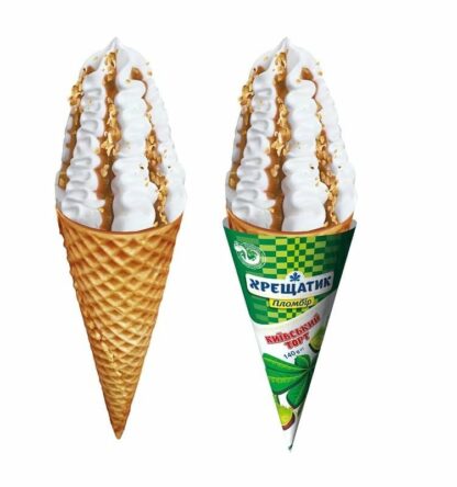 Helado Kyivskiy en cono «Kreshatik», 140 g