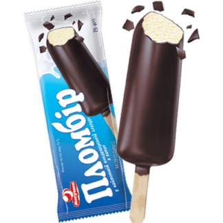 Helado en palo plombir glaseado «Lasunka»,  75 g