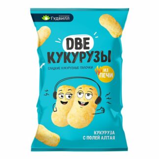 Кукурузные палочки сладкие Две Кукурузы «Гудвилл», 140 г