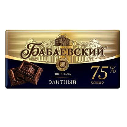 Шоколад элитный, 75% какао «Бабаевский», 200 г