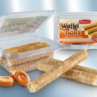 Вафельные трубочки с карамельным вкусом «Franzeluta», 220 г