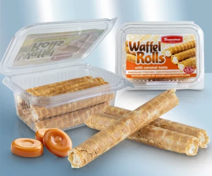 Вафельные трубочки с карамельным вкусом «Franzeluta», 220 г