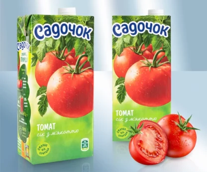 Zumo de tomate «Sadochok», 950 ml