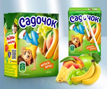 Zumo de fruta «Sadochok», 200 ml
