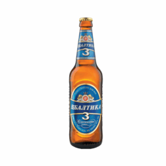 Cerveza clara «Baltika N3»,  4.8%, 450 ml