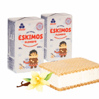 Helado sandwich plombir con vainilla Eskimos «RUD», 90 g