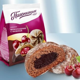 Melindres de chocolate con sabor de cereza «Pshenitsin», 400 g