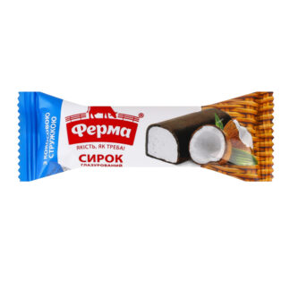 Barrita de requesón con coco cubierta en chocolate «Ferma», 36 g