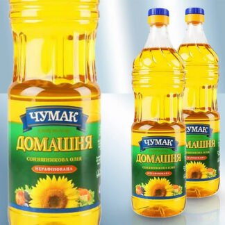 Масло подсолнечное нерафинированное «Чумак», 0,9 л