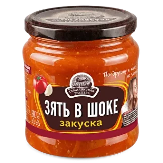 Pisto de pimiento con tomate Zyat «Semilukskaya trapeza», 460 g