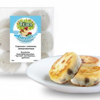 Tortitas de requesón con pasas Sirniki “Lackmann”, 500g
