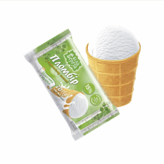 Helado en vasito, Plombir "Belaja berjoza" 70 g