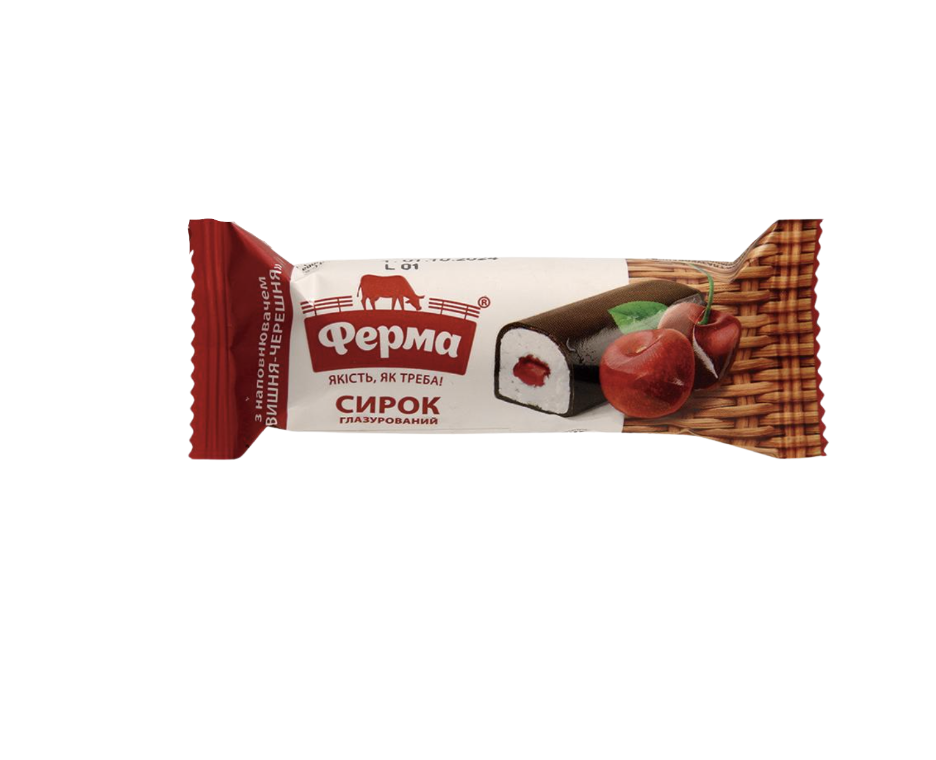Сырок творожный глазированный вишня «Ферма», 36 г