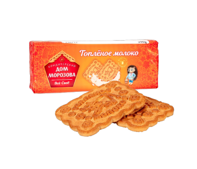 Печенье сахарное, топлёное молоко "Морозов", 290г