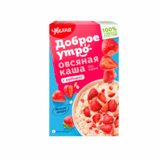 Каша овсяная с клубникой "Увелка", 5*40 г