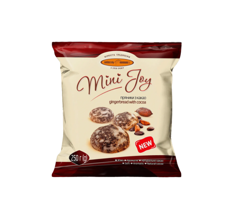 Пряники с какао MiniJoy «Київхліб», 250 г