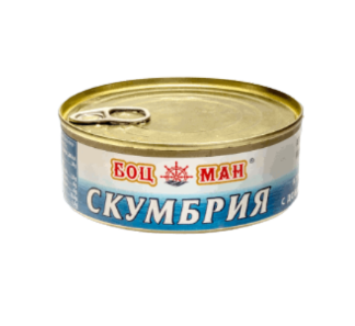 Скумбрия в масле "Боцман", 240 г