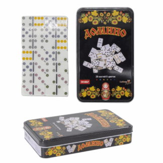 Игра Домино в железном боксе Матрешка «Olymp»
