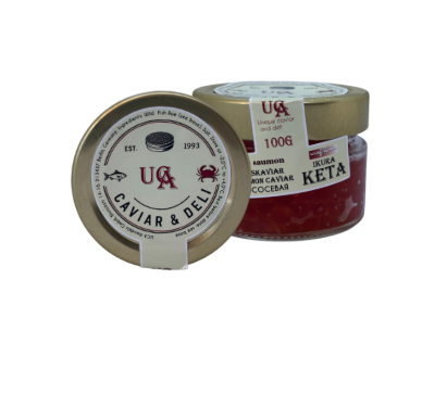 Caviar de Salmón Salvaje Keta “Uca”, 100 g