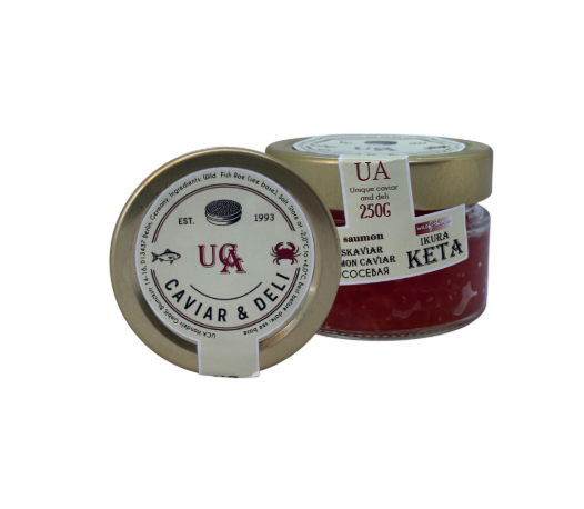 Caviar de Salmón Salvaje Keta “Uca”, 250 g