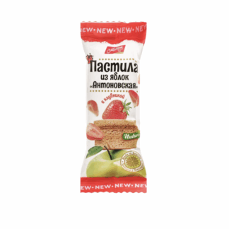 Пастила из яблок с клубникой Антоновская «Михаэлла», 30 г