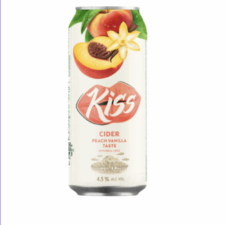 Sidra de melocotón «Kiss», 4.5%, 500 ml