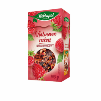 Infusión de frutas y frambuesa Malinowa Rozkosz "Herbapol", 100 g