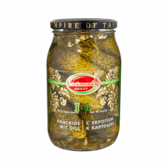 Pepinillos marinados con eneldo I-1 «Lackmann», 440 g
