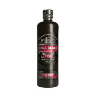 Bálsamo Negro de hierbas "Riga Black Balsam" Cherry, 45%, 350 ml