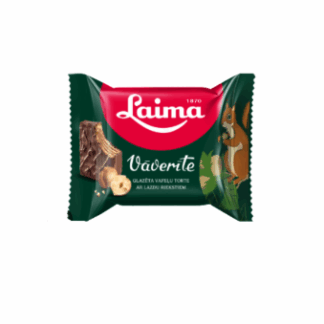 Chocolatina con barquillo y avellana Vaverite «Laima», 40 g