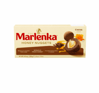 Bolitas de miel con sabor a tarta Medovik con cacao "Marlenka", 235 g