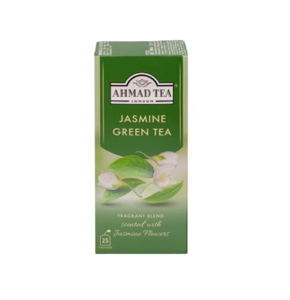 Té verde con jazmín en bolsitas "Ahmad Tea", 25x2g