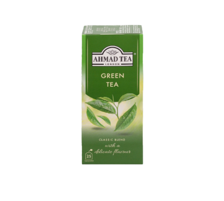 Té verde en bolsitas "Ahmad Tea", 25x2g