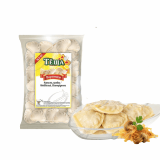 Pasta fresca Varenyky rellena de champiñones y col Tesha "Lackmann", 600 g